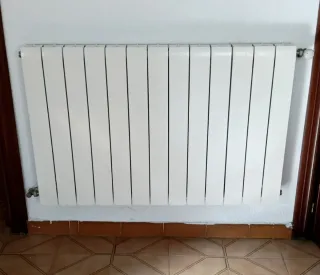Radiadores de aluminio blanco