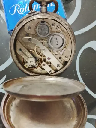 Orologio da tasca argento anni 1800