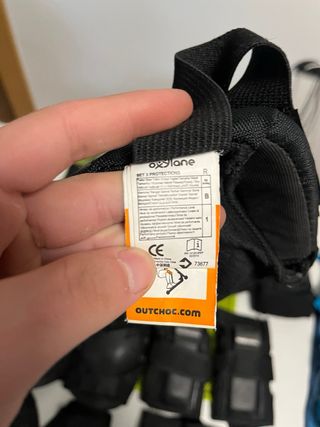 Lote protecciones skate rodilleras muñecas codos