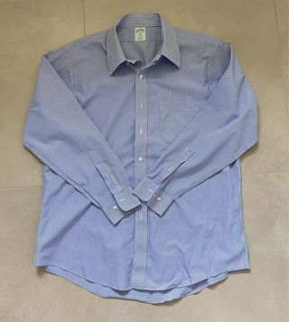 Camicia Brooks Brothers righe azzurre taglia XL