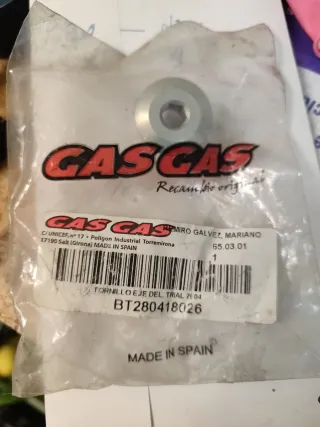 Tapón Eje Rueda GasGas Trial BT280418026