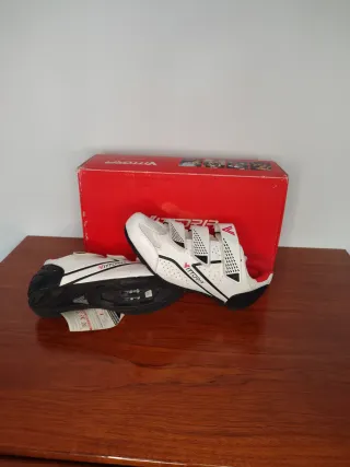 Zapatillas Ciclismo Vittoria Blancas Talla 37