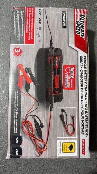 Cargador Baterías Coche 12V/24V Ultimate Speed