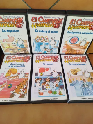 Colección VHS El Cuerpo Humano (5 uds)