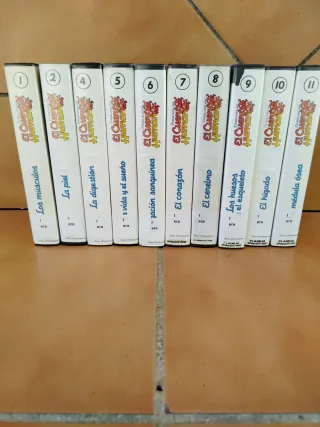 Colección VHS El Cuerpo Humano (5 uds)