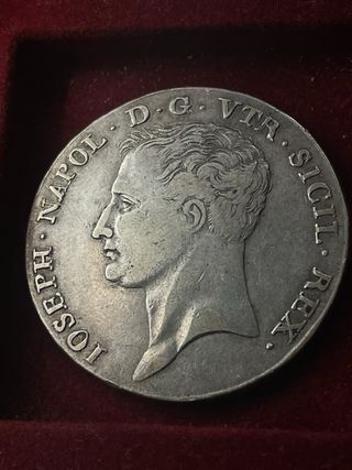 120 grana gius. napoleone Napoli moneta argento