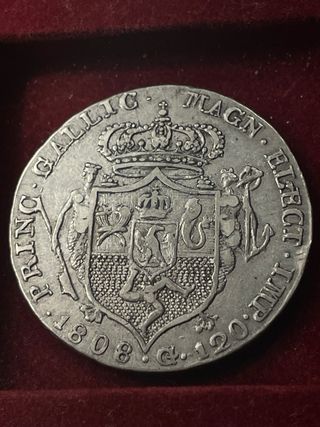 120 grana gius. napoleone Napoli moneta argento