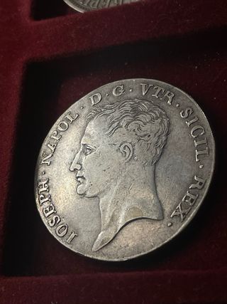 120 grana gius. napoleone Napoli moneta argento