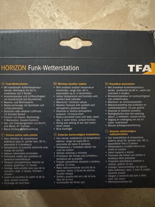 Estación Meteorológica TFA Horizon