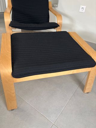 Poltrona Poang Ikea Nera