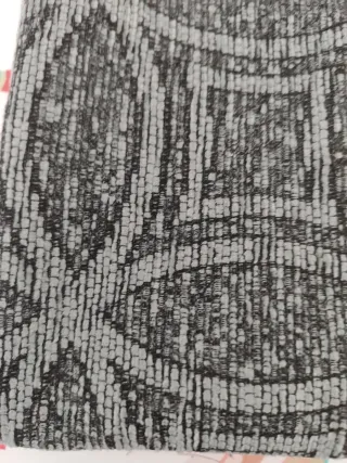 Tela de tapicería terciopelo gris