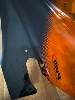 Cúpula Puig para Yamaha fazer negra/naranja