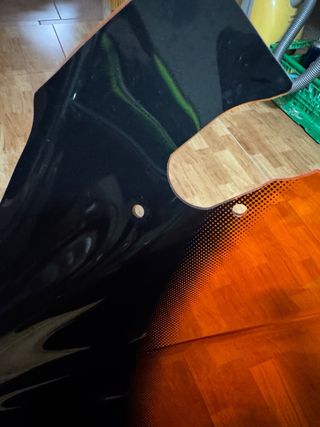 Cúpula Puig para Yamaha fazer negra/naranja