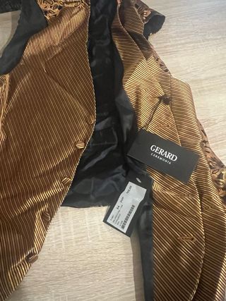 Traje de raya diplomática negro