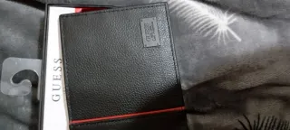 Billetera Guess Negra Original Nueva