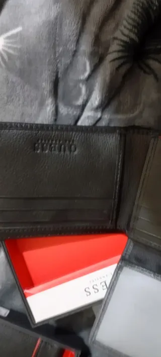 Billetera Guess Negra Original Nueva