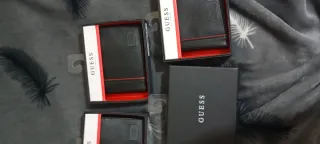 Billetera Guess Negra Original Nueva