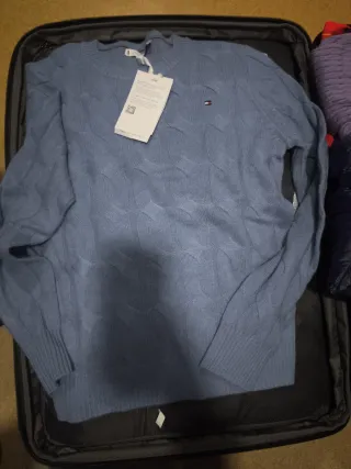 Jersey Tommy Hilfiger Azul Cable Knit