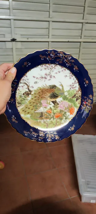 Plato decorativo artesanal