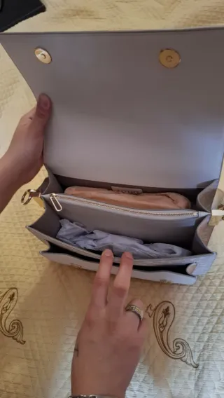 Bolso Tous Blanco y Gris