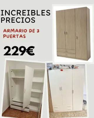 Armario 3 puertas 229€