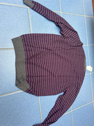 Maglione Luca D'Altieri lana e cashmere righe