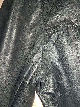 Cazadora auténtica de Piel Negra Talla 42