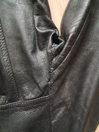 Cazadora auténtica de Piel Negra Talla 42