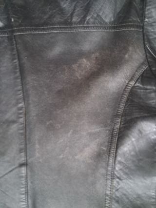 Cazadora auténtica de Piel Negra Talla 42