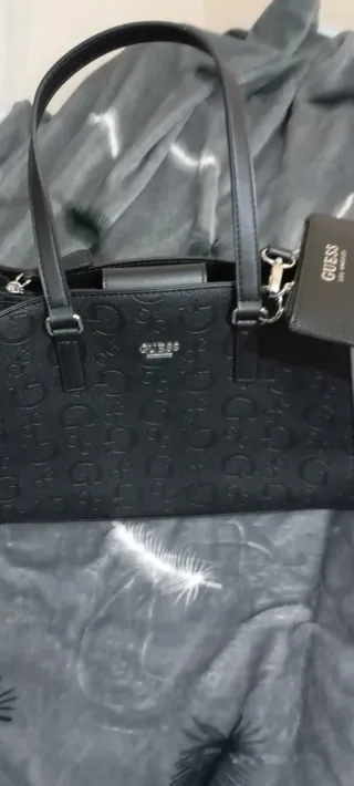 Bolso Guess Negro Mujer