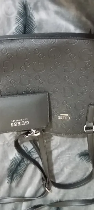 Bolso Guess Negro Mujer