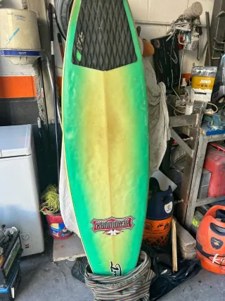 Tabla de surf HEADWORK verde/amarilla