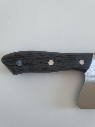 Hacha para cocina de 29 cm con dibujo damasco