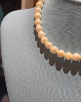 Collar de perlas cultivadas auténticas
