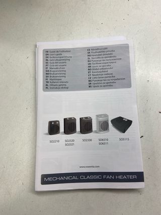 Calefactor Rowenta Compact Bajo Consumo