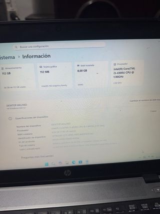 HP EliteBook 840 i5 8GB/128GB SSD Windows 11