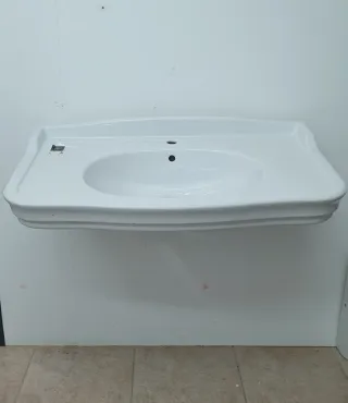 Lavabo vintage porcelana blanco