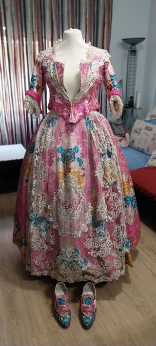 Traje de Fallera Multicolor