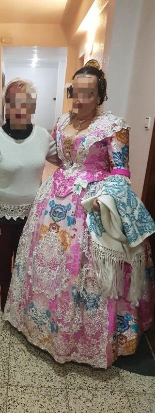 Traje de Fallera Multicolor