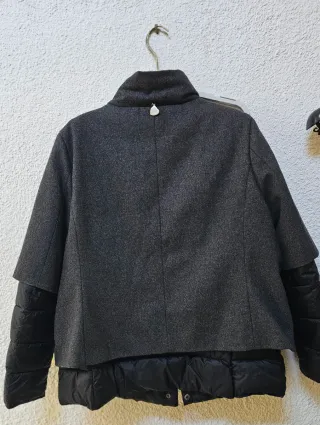 Giubbotto grigio e nero