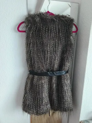 Chaleco de pelo Talla S