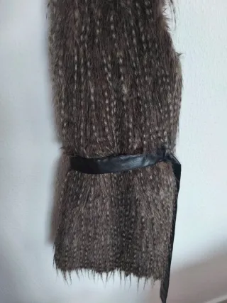 Chaleco de pelo Talla S