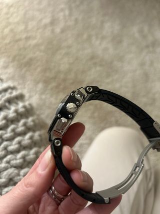 Reloj Tissot T-Race Cronógrafo Negro y Plateado