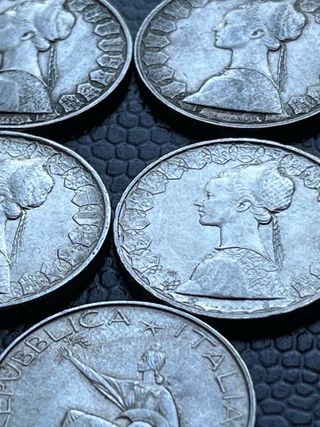 Lote 10 Monete 500 Lire Argento