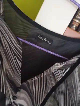 Blusa Pilar Prieto manga larga estampada