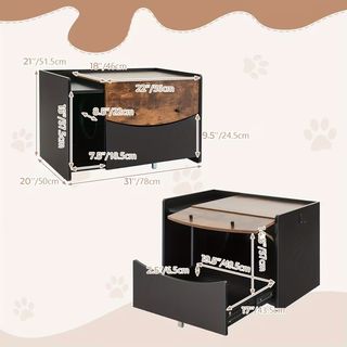 Mobile per lettiera per gatti, cuccia per gatti co