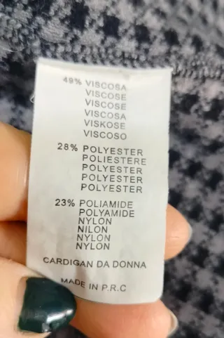 Cardigan donna lungo taglia S/M