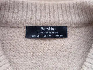 Jersey Bershka beige talla M