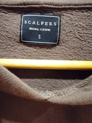 Sudadera Scalpers gris con cordones