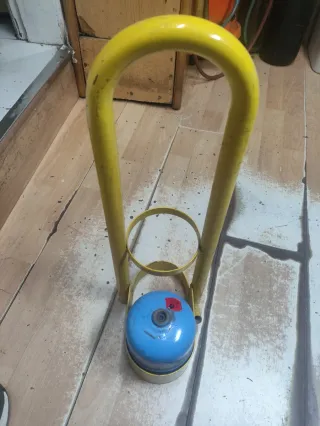 Carro portabotellas oxígeno y butano